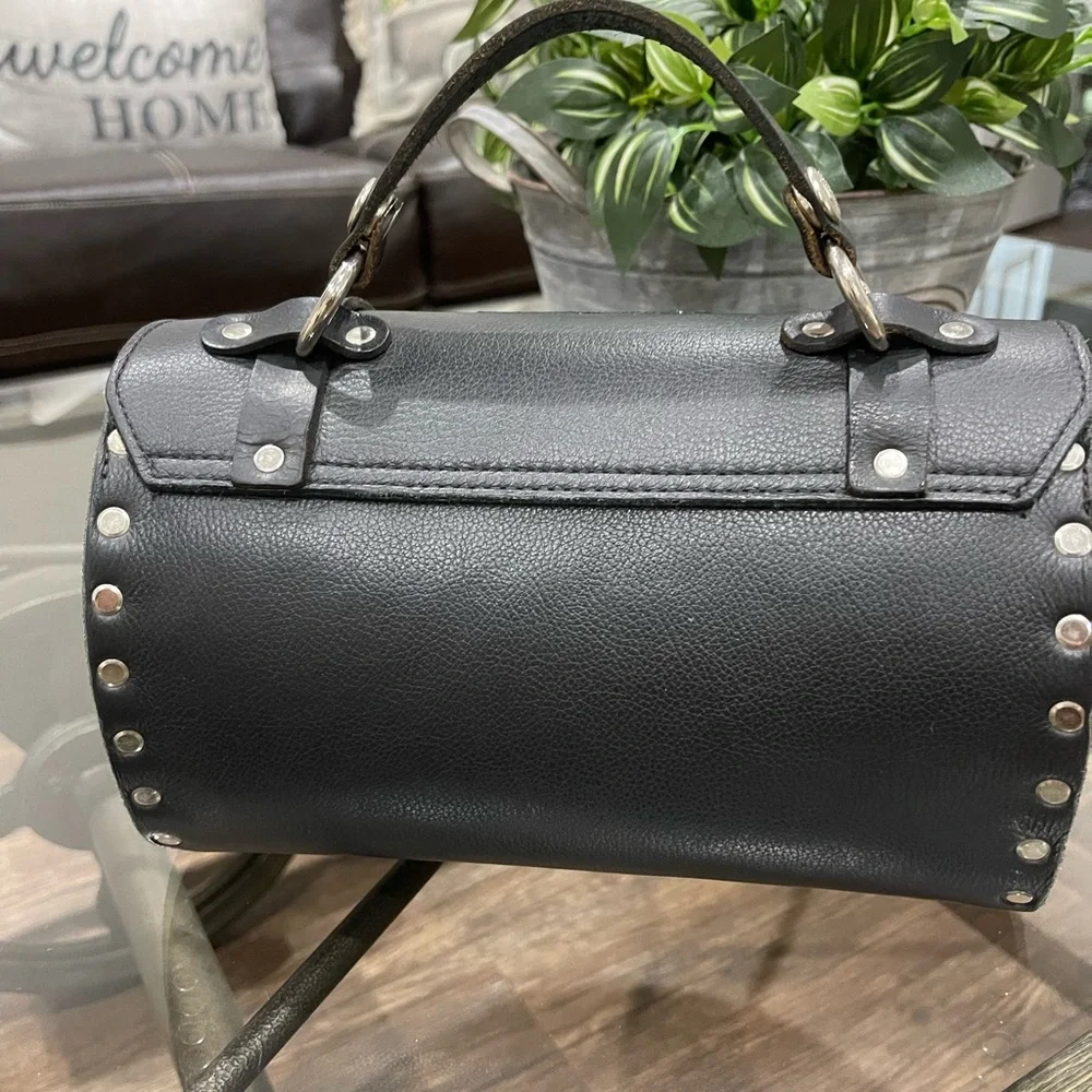 Harley-Davidson Black Belt Bag with Silver Accents - Picture 2 of 4